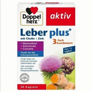 Doppelherz Leber plus with choline + zinc 30 Capsules