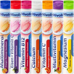 DM Mivolis Effervescent Tablets 20pcs Vitamin C/ Calcium/ Magnesium/ Multivitamin/ Iron/ Multiminerals