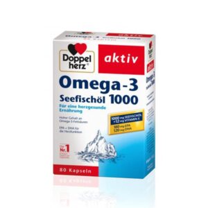 Doppelherz Omega-3 Sea Fish Oil 1000 80 Capsules