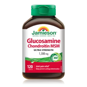 Jamieson Glucosamine Chondroitin MSM 120 Caplets 1300mg