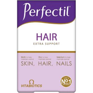 Vitabiotics Perfectil Hair Extra Support 60 Tablets Multivitamin Skin Hair Nails