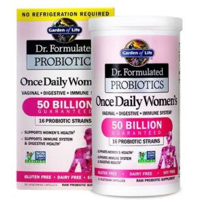 Garden of Life Dr. Formulated Probiotics Once Daily Women's Shelf-Stable 30 Capsules
