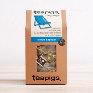 Teapigs Lemon & Ginger 50 tea temples 125g
